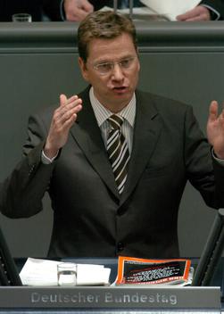 Westerwelle, Guido Reichstagsgebäude, Plenarsaal