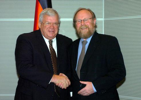 Hastert, J.Dennis; Thierse, Wolfgang Reichstagsgebäude, Empfangsraum