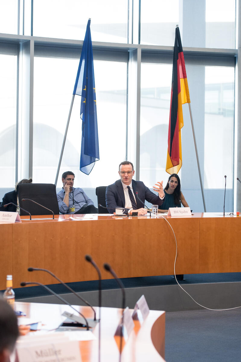 Spahn, Jens Gesundheitsminister Jens Spahn, CDU/CSU, MdB, im Europaausschuss. 