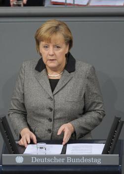 Merkel, Angela Reichstagsgebäude, Plenarsaal