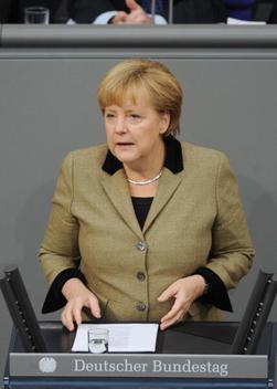 Merkel, Angela Reichstagsgebäude, Plenarsaal