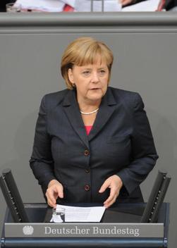 Merkel, Angela Reichstagsgebäude, Plenarsaal
