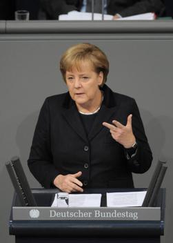 Merkel, Angela Reichstagsgebäude, Plenarsaal