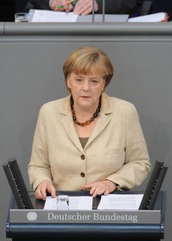Merkel, Angela Reichstagsgebäude, Plenarsaal