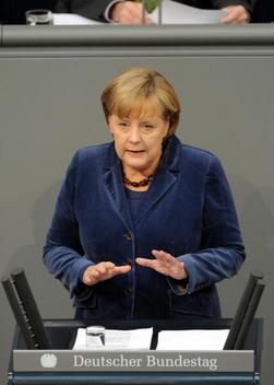 Merkel, Angela Reichstagsgebäude, Plenarsaal