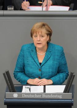 Merkel, Angela Reichstagsgebäude, Plenarsaal
