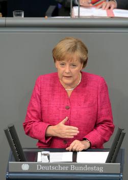 Merkel, Angela Reichstagsgebäude, Plenarsaal
