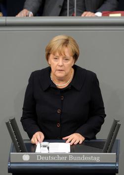 Merkel, Angela Reichstagsgebäude, Plenarsaal