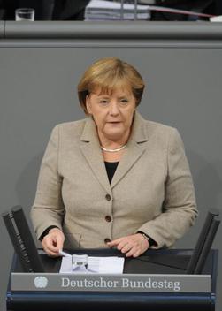 Merkel, Angela Reichstagsgebäude, Plenarsaal