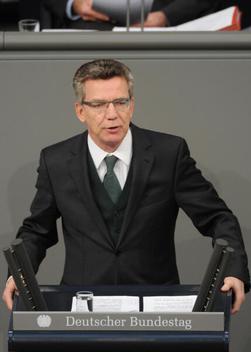 Maizière, Thomas de Reichstagsgebäude, Plenarsaal