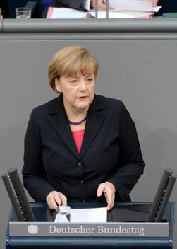 Merkel, Angela Reichstagsgebäude, Plenarsaal
