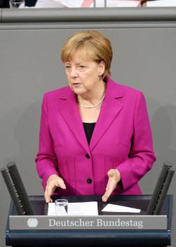 Merkel, Angela Reichstagsgebäude, Plenarsaal