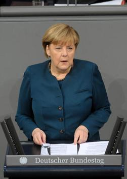 Merkel, Angela Reichstagsgebäude, Plenarsaal