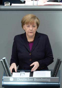 Merkel, Angela Reichstagsgebäude, Plenarsaal