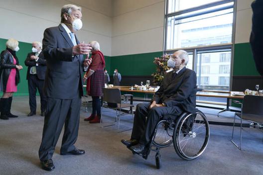 Guterres, António; Schäuble, Wolfgang Reichstagsgebäude, Protokollsaal