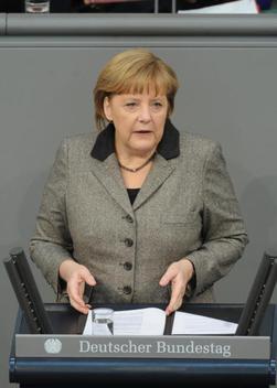 Merkel, Angela Reichstagsgebäude, Plenarsaal