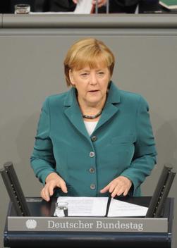 Merkel, Angela Reichstagsgebäude, Plenarsaal