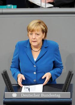 Merkel, Angela Reichstagsgebäude, Plenarsaal