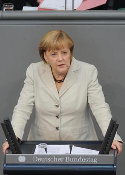 Merkel, Angela Reichstagsgebäude, Plenarsaal