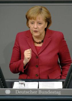 Merkel, Angela Reichstagsgebäude, Plenarsaal