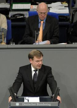 Wadephul, Johann; Lammert, Norbert Reichstagsgebäude, Plenarsaal