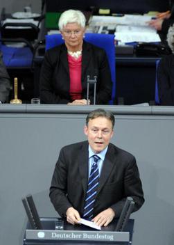 Oppermann, Thomas; Hasselfeldt, Gerda Reichstagsgebäude, Plenarsaal