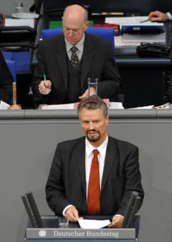 Erler, Gernot; Lammert, Norbert Reichstagsgebäude, Plenarsaal