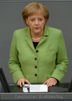 Merkel, Angela Reichstagsgebäude, Plenarsaal