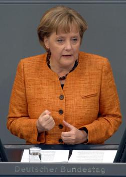 Merkel, Angela Reichstagsgebäude, Plenarsaal