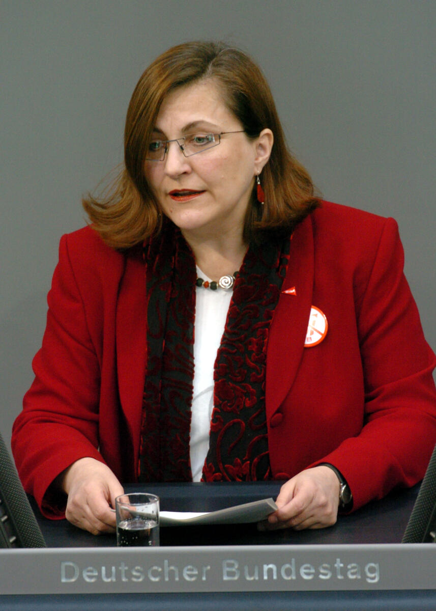 Karin Binder, DIE LINKE, Bundestagsabgeordnete, Abgeordnete, Mitglied des Deutschen Bundestages, MdB, Rede, Deutscher Bundestag, 85. Sitzung, TOP 3, Thema: Schutz und Förderung von Frauen, Redner 4.; Rednerpult. Binder, Karin Karin Binder, DIE LINKE, Bundestagsabgeordnete, Abgeordnete, Mitglied des Deutschen Bundestages, MdB, Rede, Deutscher Bundestag, 85. Sitzung, TOP 3, Thema: Schutz und Förderung von Frauen, Redner 4.; Rednerpult.
