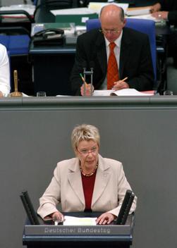 Merkel, Petra; Lammert, Norbert Reichstagsgebäude, Plenarsaal