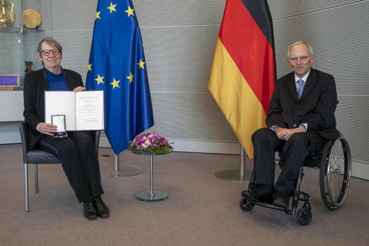 Schäuble, Wolfgang; Hendricks, Barbara Reichstagsgebäude, Empfangsraum