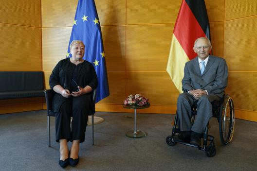 Zupke, Evelyn; Schäuble, Wolfgang Reichstagsgebäude