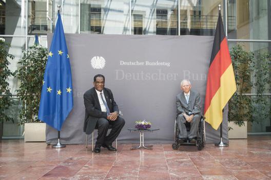 Schäuble, Wolfgang Ehemaliges Reichstagspräsidentenpalais, Innenansicht
