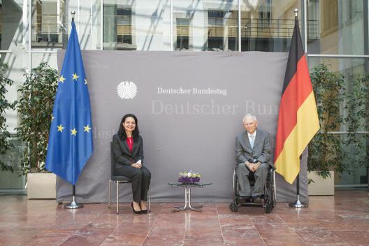 Schäuble, Wolfgang Ehemaliges Reichstagspräsidentenpalais, Innenansicht