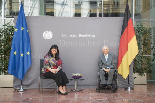 Schäuble, Wolfgang Ehemaliges Reichstagspräsidentenpalais, Innenansicht
