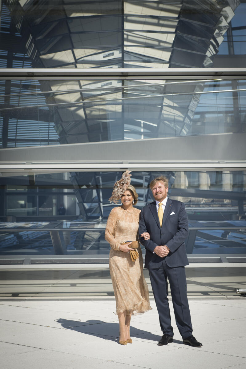 König Willem-Alexander und Königin Máxima der Niederlande zu Besuch im Deutschen Bundestag - Besuch der Reichstagskuppel. König Willem-Alexander und Königin Máxima der Niederlande zu Besuch im Deutschen Bundestag - Besuch der Reichstagskuppel.