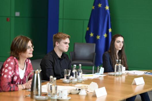 Philipp, Yanic; Einwächter, Felipa Reichstagsgebäude, Innenansicht