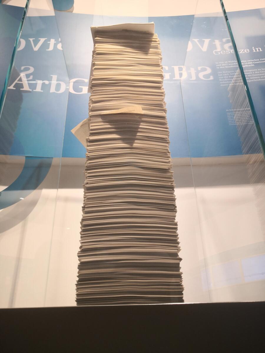 Ausstellung im Deutschen Dom und die Darstellung der produzierten Drucksachen innerhalb eines Jahres Ausstellung im Deutschen Dom und die Darstellung der produzierten Drucksachen innerhalb eines Jahres