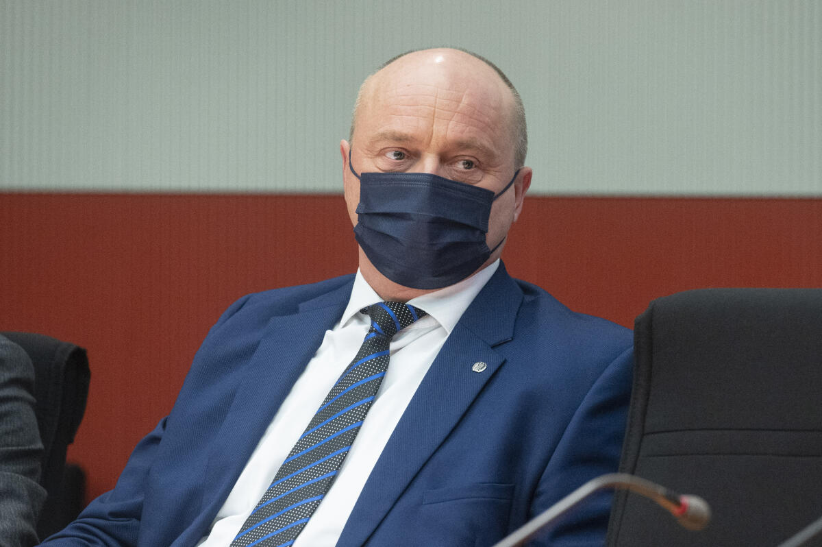 Dietmar Friedhoff, AfD, MdB, während der konstituierenden Sitzung des Ausschusses für wirtschaftliche Zusammenarbeit und Entwicklung. Friedhoff, Dietmar Dietmar Friedhoff, AfD, MdB, während der konstituierenden Sitzung des Ausschusses für wirtschaftliche Zusammenarbeit und Entwicklung.