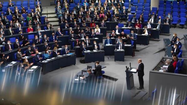 Scholz, Olaf Reichstagsgebäude, Plenarsaal