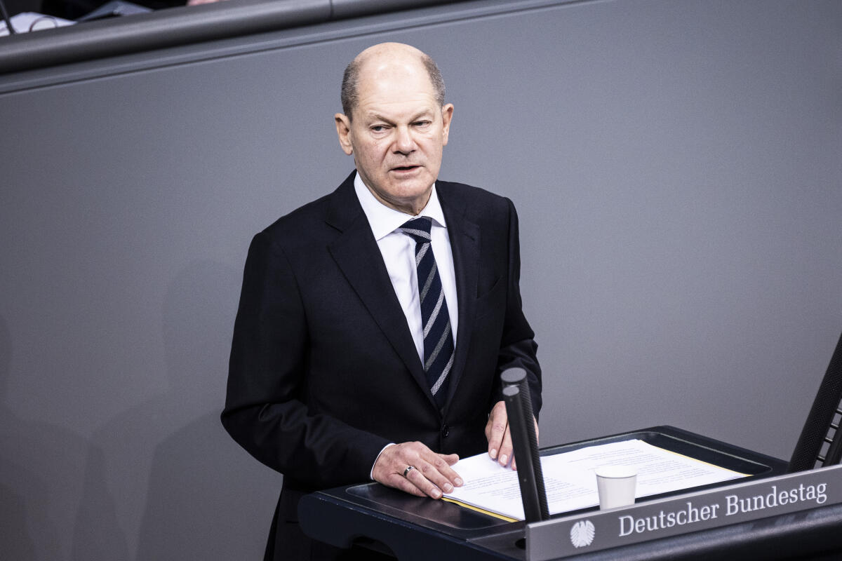 Scholz, Olaf Olaf Scholz, Bundeskanzler, Regierungserklärung, am Mittwoch, 15. Dezember 2021