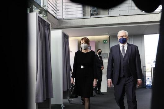 Büdenbender, Elke; Steinmeier, Frank-Walter Paul-Löbe-Haus