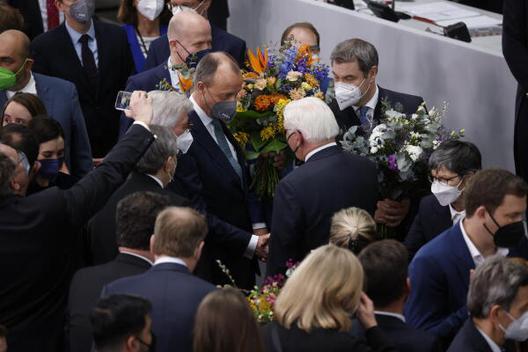 Steinmeier, Frank-Walter; Söder, Markus; Merz, Friedrich Paul-Löbe-Haus