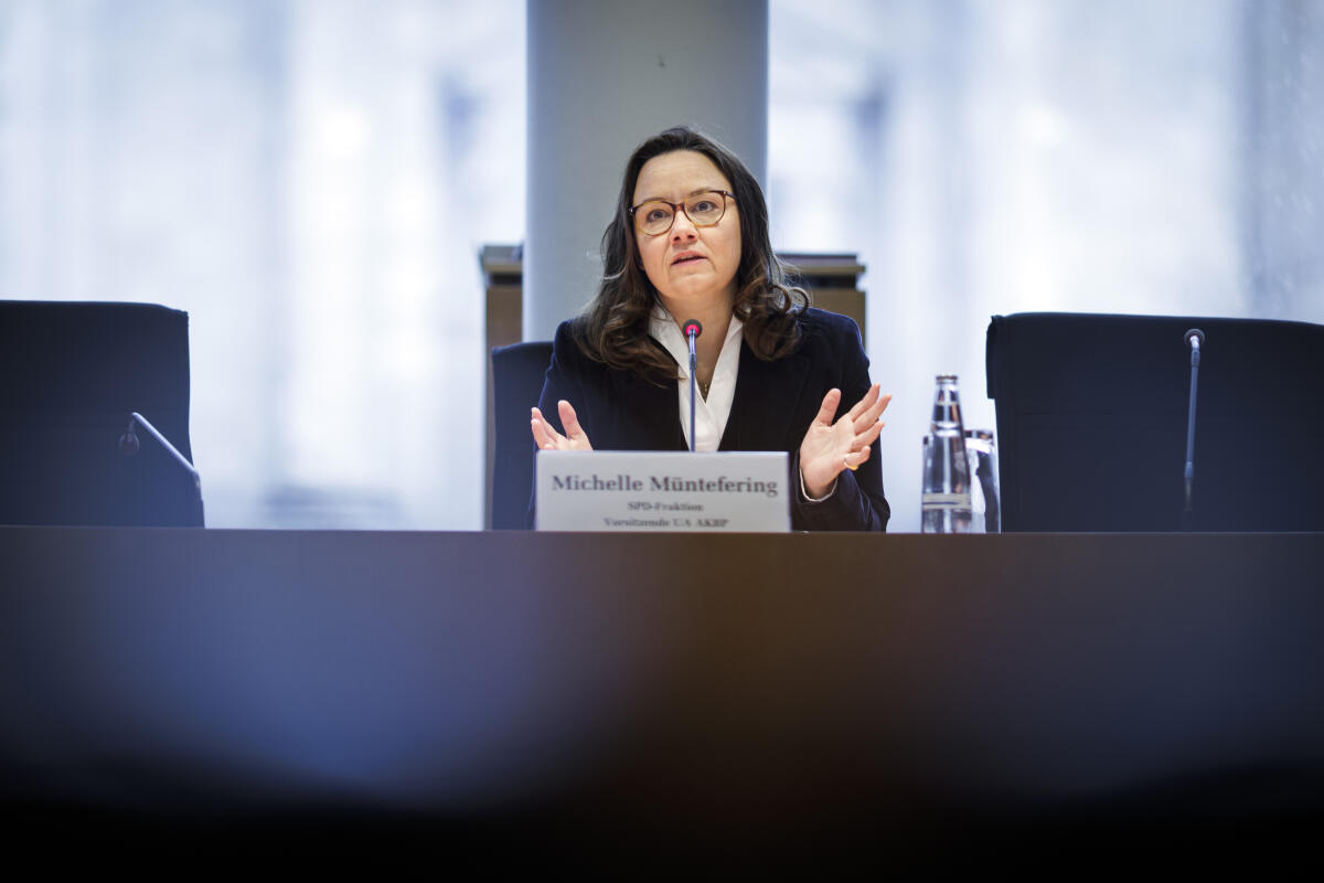 Müntefering, Michelle Der Auswärtige Ausschuss hat am Freitag, 8. April 2022, den Unterausschuss Auswärtige Kultur- und Bildungspolitik konstituiert. Michelle Müntefering, SPD wurde zur Vorsitzenden gewählt.