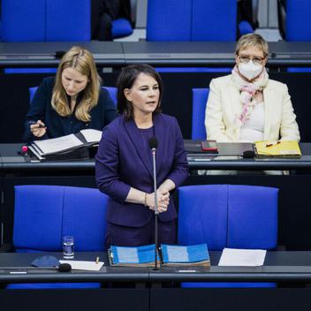 Baerbock, Annalena Reichstagsgebäude, Plenarsaal