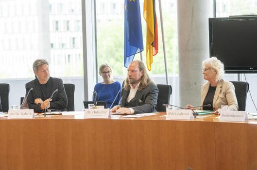 Habeck, Robert; Hofreiter, Anton; Lambrecht, Christine Paul-Löbe-Haus, Sitzungssaal