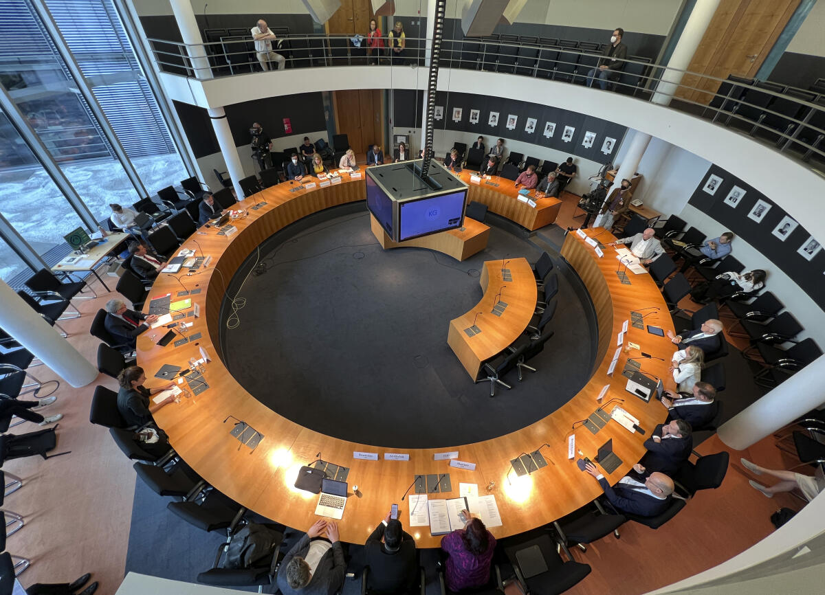 Blick in den Sitzungssaal während der Sitzung des Parlamentarischen Beirates für nachhaltige Entwicklung. Blick in den Sitzungssaal während der Sitzung des Parlamentarischen Beirates für nachhaltige Entwicklung.