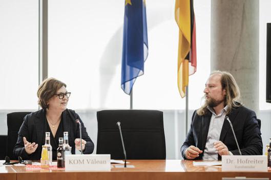 Vălean, Adina; Hofreiter, Anton Paul-Löbe-Haus, Sitzungssaal