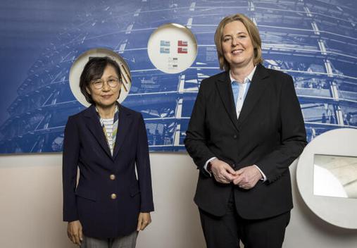 Bas, Bärbel; Cho, Hyun Ock Deutscher Dom, Innenansicht